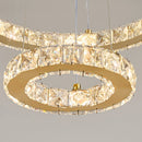 Axyaa Crystal Stair Chandelier for Modern Indoor Lighting