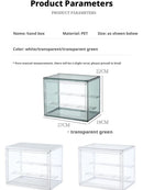 Axyaa Mini Figurine Display Box: Clear Dustproof Storage Cube for Collectibles