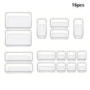 Axyaa Transparent Drawer Storage Box: Kitchen Tableware Cosmetics Organizer