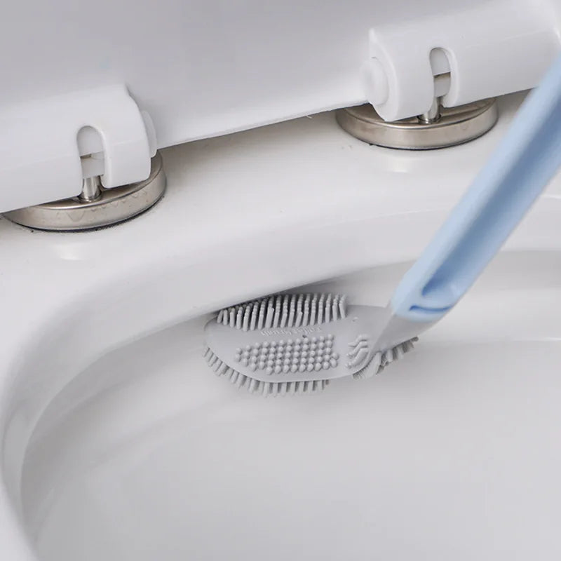 Axya Toilet Brush: Wall-Hanging Long Handle Cleaning Brush