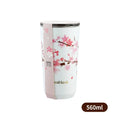 Axyaa Cherry Blossom Stainless Steel Thermos Mug Double Wall Heat Resistant Bottle