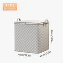 Axyaa Clothes Storage Bag: Foldable Quilt Organizer for Wardrobe - Large Capacity Clothing Storage