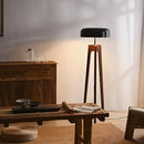 Axya Vintage Wood Floor Lamp for Modern Living Room Decor