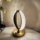 Axyaa Nordic LED Table Lamp USB Charging Stepless Dimming Touch Switch Acrylic Desk