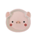 Axyaa Kids Pig Plate Baby Bowl Set - Cartoon Design, Unbreakable Dish