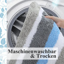 Axyaa Plush Chenille Bath Mat: Soft, Non-Slip, Absorbent & Machine Washable