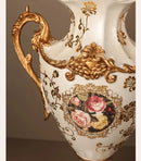 Axyaa European Retro Vase for Home Decor and Living Room Table Centerpiece
