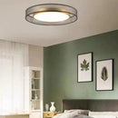 Axyaa Nordic Minimalist Ceiling Lamp in Black Gold, LED Bedroom Study Light