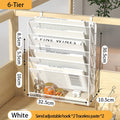 Axyaa 5-Pocket Mesh Wall File Holder and Magazine Rack for Paper Organization