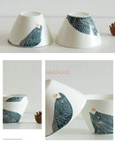 Axyaa Ceramic Noodles Soup Rice Bowl Set Fruit Dessert Salad Tableware Breakfast