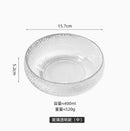 Axyaa Glass Salad Bowl Set for Elegant Dining and Serving