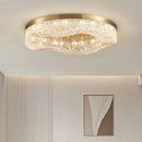 Axyaa Golden Gloss Chandelier: Luxurious Round Copper Chandelier for Home Decor