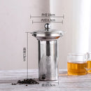 Axyaa Stainless Steel Tea Infuser - High-Quality Tea Strainer with Cover