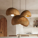 Axyaa Brown Resin Pendant Lights for Dining Room Decor