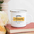 Axyaa Atsem Top Mug | Enamel Coffee Cup School Gifts