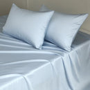 Axyaa Mulberry Silk Bed Sheet Set Queen King Ultra Soft High End Bedding