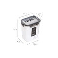 Axyaa Rice Bucket Cereal Dispenser Grains Storage Container Sealed Organizer