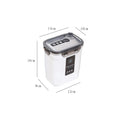Axyaa Food Storage Canister Set | Keep Grains Fresh in Sealed Containers & Dispensers