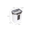 Axyaa Food Storage Canister Set | Keep Grains Fresh in Sealed Containers & Dispensers