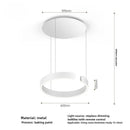 Axyaa Smart Dimming Circle Rings Chandelier for Living Room Décor