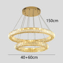 Axyaa Luxury Crystal Chandelier Pendant Light for Living Room and Bedroom