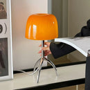 Axyaa Minimalist Glass LED Table Lamp - Nordic Style for Bedside & Living Room