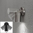 Axyaa Stainless Steel LED Wall Lamp - Up Down Spotlight Sconce