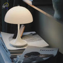 Axyaa Mushroom Table Lamp USB Rechargeable LED Night Light for Bedroom and Dining Rooms