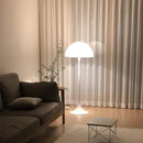 Axyaa White LED Floor Lamp Modern Style Elegant Standing Lamp for Home Decor