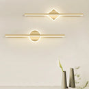 Axyaa Golden Line Aluminum LED Wall Lamp for Luxurious Home Lighting