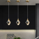 Axyaa Crystal Pendant Chandelier for Living Room Bedroom Kitchen - Modern Luxury Ceiling Light