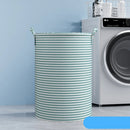 Axyaa Cotton Linen Laundry Basket | Large Capacity Storage Bag | Household Sundries Organizer