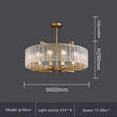 Axyaa Water Ripple Glass Chandelier: Luxury LED Lighting for Home Decor