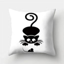 Cute Cat Cushion Cover 45x45cm - Axyaa Home Decor Pillowcases