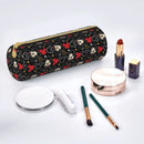 Axyaa Leather Pencil Case Minnie Mouse Design - Large Storage Pen Holder Bag