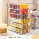 Axyaa Acrylic Coffee & Tea Storage Organizer Box - Dustproof Capsule Drawer Container