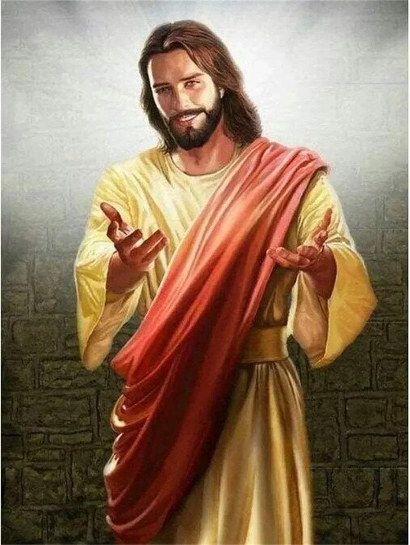 Axyaa Jesus Tapestry: Christmas Wall Hanging Cloth for Home Decor