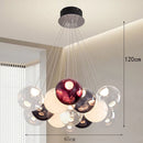 Axyaa LED Chandeliers: Modern Pendant Lights for Living Room and Dining Room