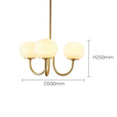 Nordic Pink Glass Pendant Light by Axyaa: Bauhaus Design Hanging Chandelier for Restaurant & Living Room