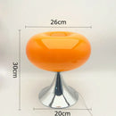 Axyaa Green Apple Glass Table Lamp LED Light for Home Decor & Study