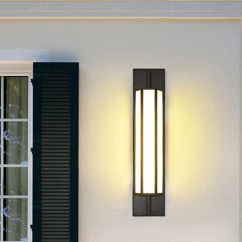 Axyaa Stainless Steel Outdoor Wall Lamp LED Light for Garden Villa Sconce IP65