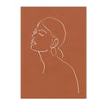 Rainbow Arch Women Line Art Poster Hand in Hand Print by Axyaa