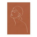 Rainbow Arch Women Line Art Poster Hand in Hand Print by Axyaa