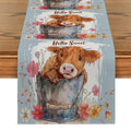 Axyaa Farmhouse Table Runner for Kitchen and Dining Decor