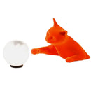 Axyaa Resin Kitten Wall Lamp: Nordic Cartoon Cat Light Fixture & Art Statue