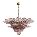 Axyaa Glass Monola Loft Chandelier: Luxury, Modern, Simple Design for Villa Living Room