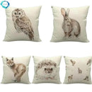 Axyaa Animal Pattern Pillow Case - 45x45CM