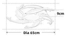 Axyaa Fish Design LED Ceiling Light for Modern Indoor Lighting in Living Room Bedroom