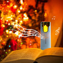 Axyaa Flameless Music Speaker Candle Lamp: Swinging Flame, LED Electric, Church & Cemetery