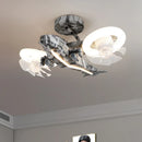 Axyaa Ceiling Fan with LED Light & Control for Modern Bedroom & Living Room